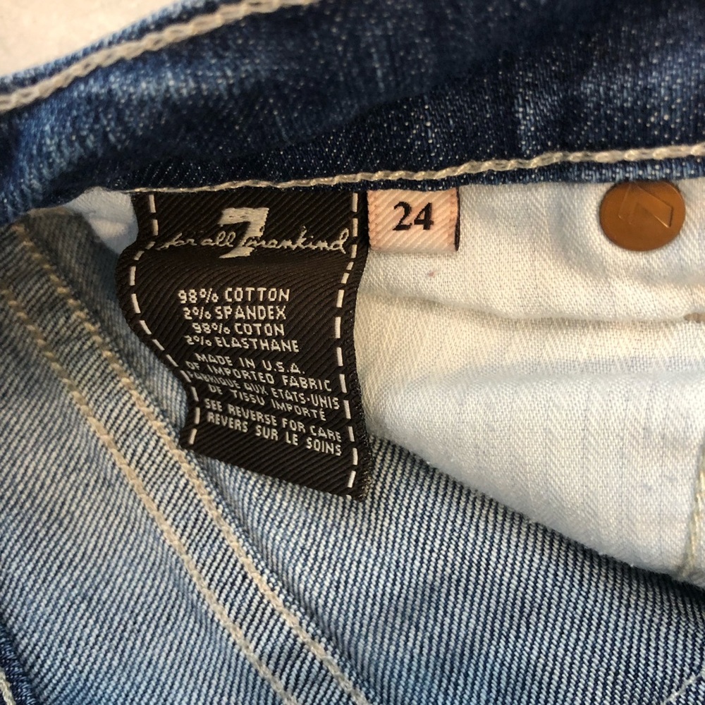 7 for all mankind denim shorts